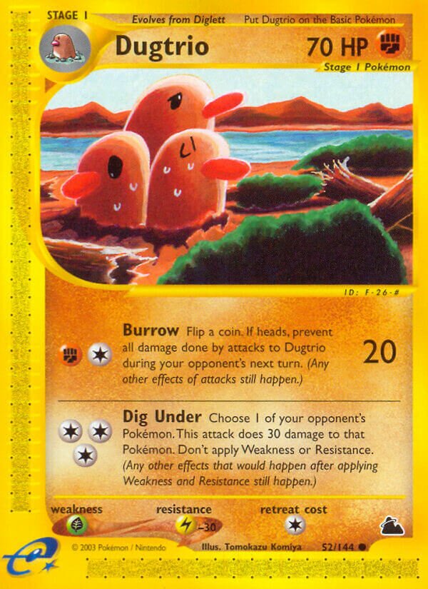 52/144 Dugtrio SK Common
