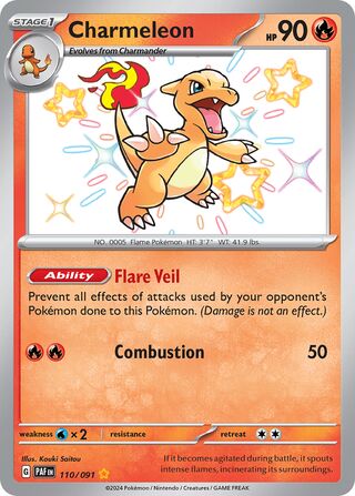 Charmeleon (Paldean Fates 110/091)