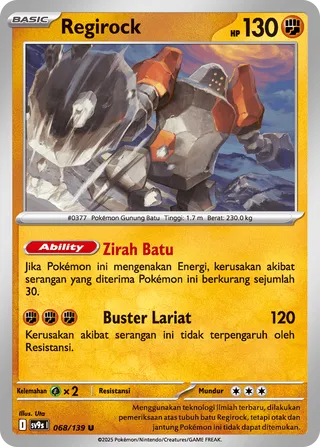Regirock (Bonds of Destiny 068/139)