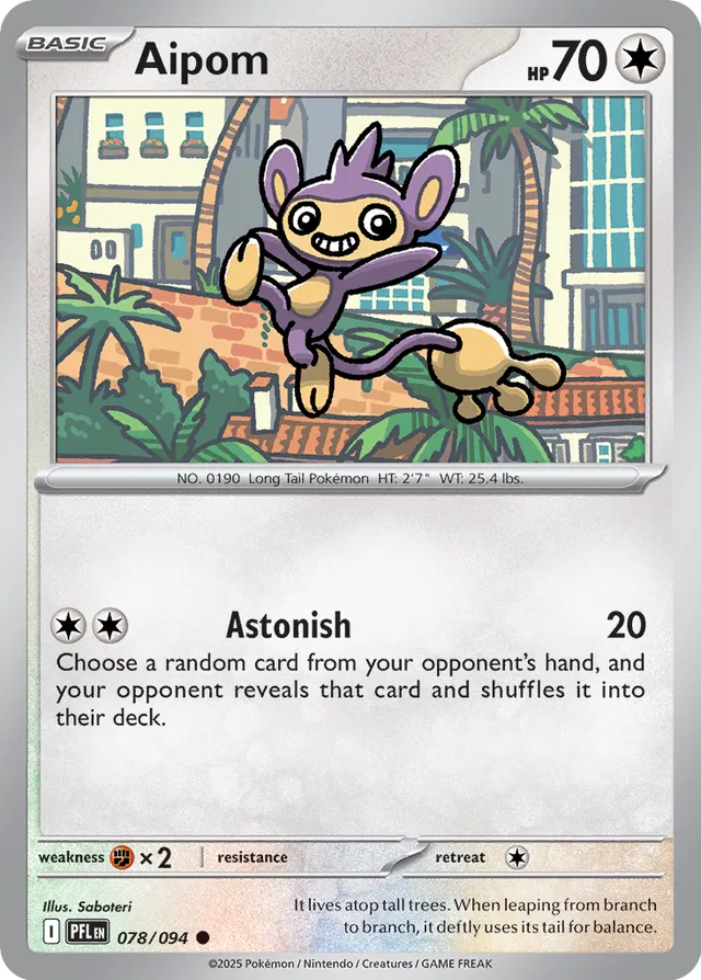 078/094 Aipom PFL Common