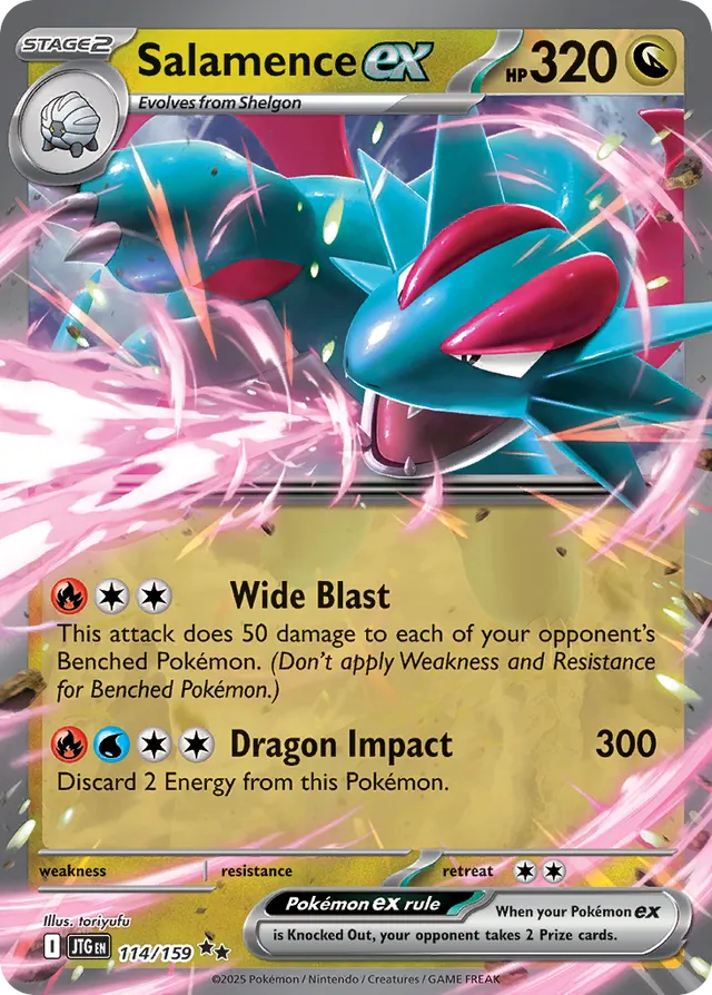 Salamenceex Journey Together 114/159 Double Rare
