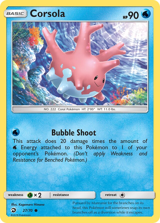Corsola Dragon Majesty 27/70 Common