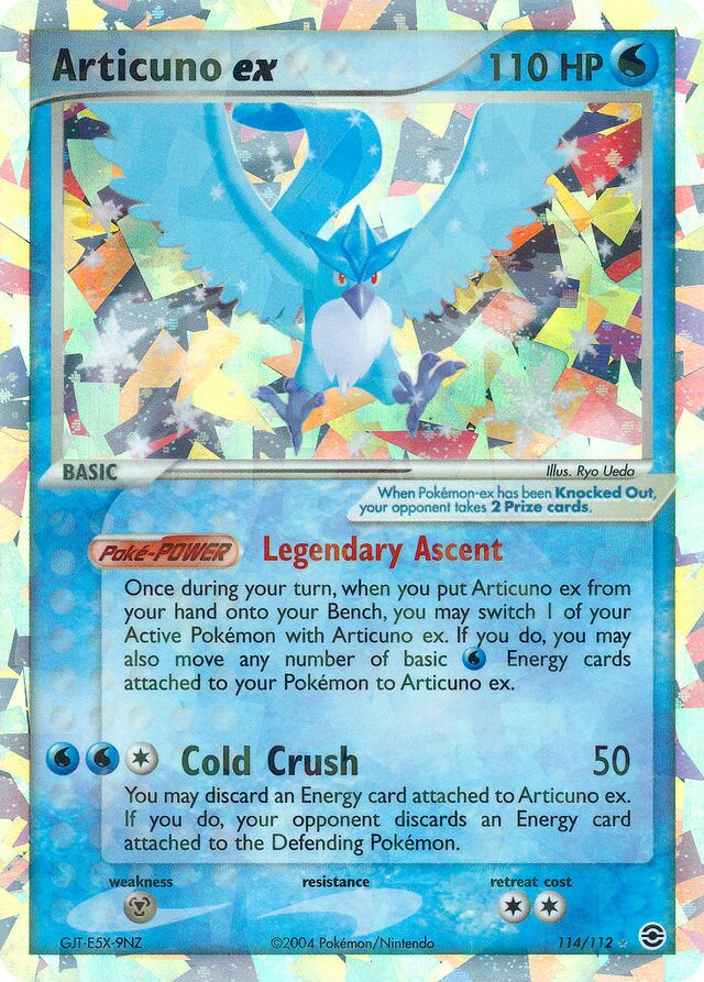 114/112 Articuno ex RG Rare Secret