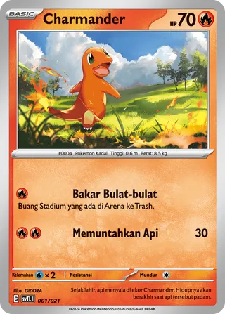 Charmander (Terastal Charizard ex Tactics Deck 001/021)