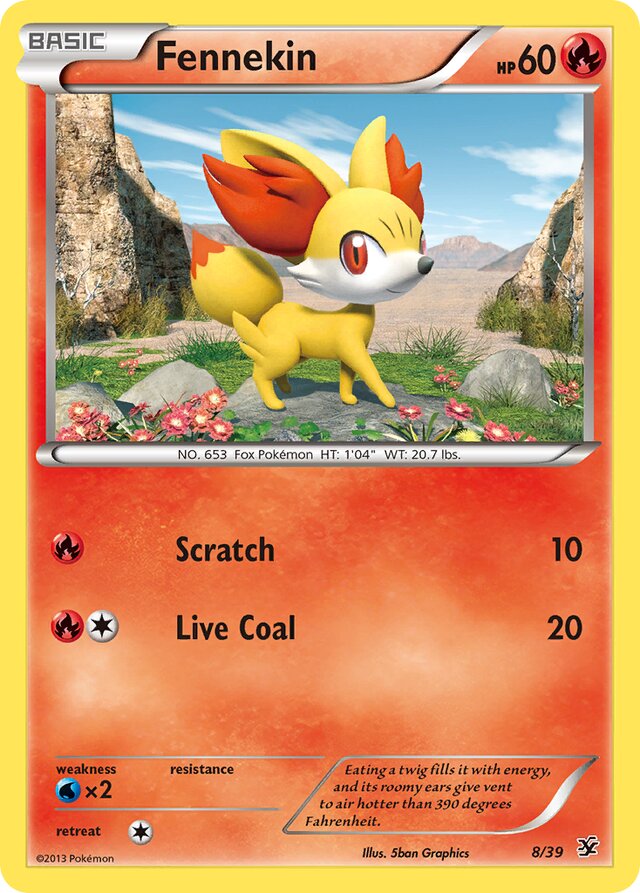 Fennekin Kalos Starter Set 8/39