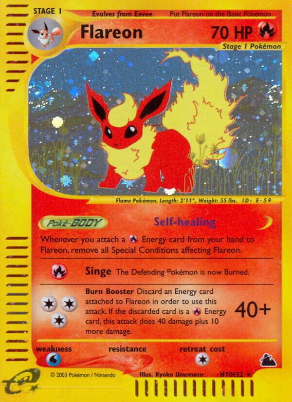 H7/H32 Flareon SK Rare Holo