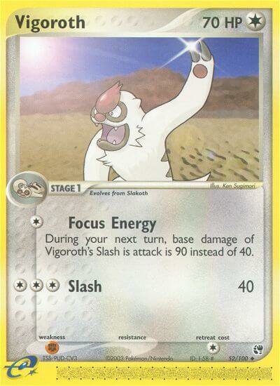 52/100 Vigoroth SS Uncommon