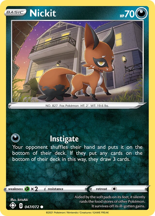 Nickit Shining Fates 047/072 Common