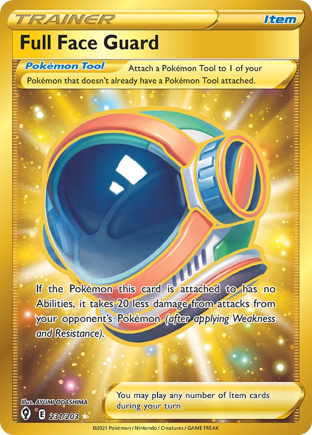 231/203 Full Face Guard EVS Rare Secret