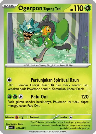 Teal Mask Ogerpon (Mega Venusaur ex Starter Deck 011/023)