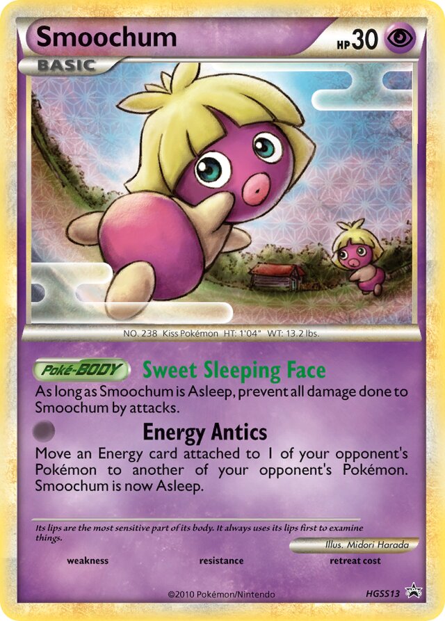 Smoochum HGSS Black Star Promos HGSS13 PROMO