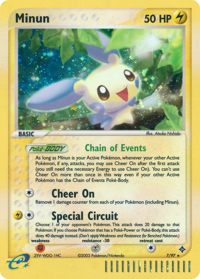 7/97 Minun DR Rare Holo