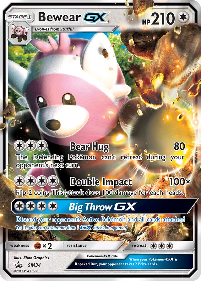 BewearGX SM Black Star Promos SM34 PROMO