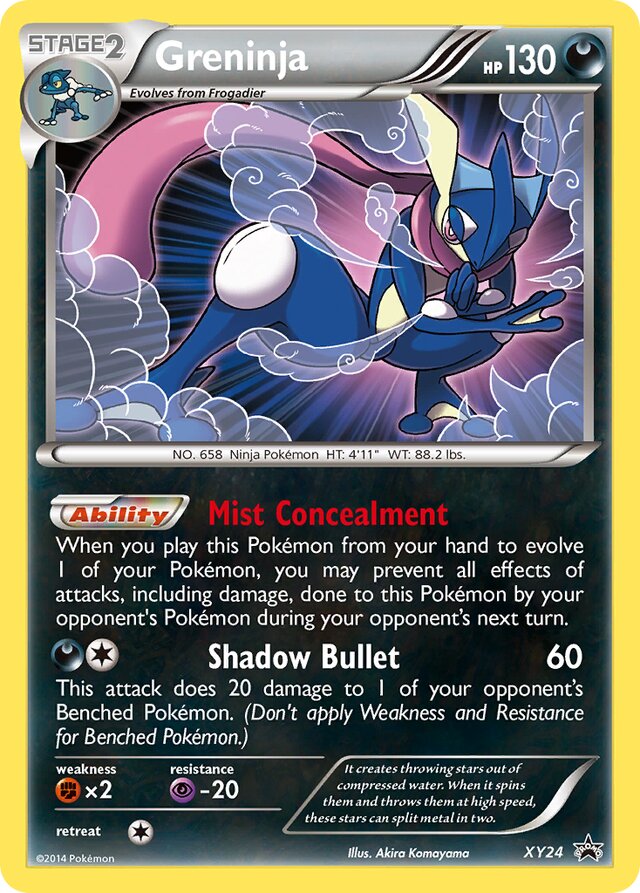 Greninja XY Black Star Promos XY24 PROMO