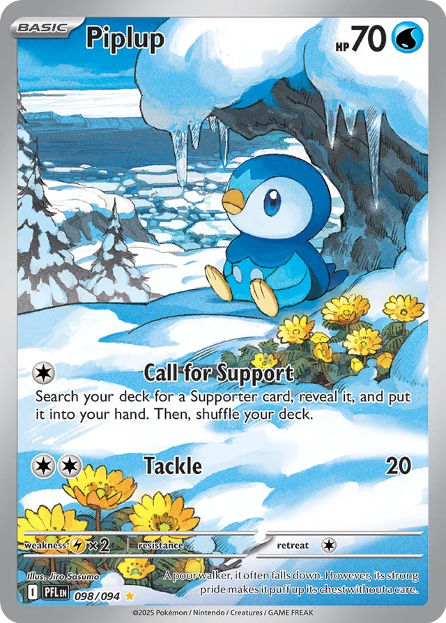 098/094 Piplup PFL Illustration Rare