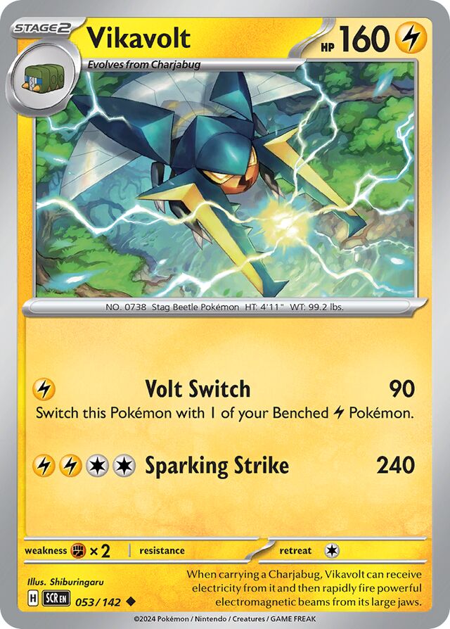 Vikavolt Stellar Crown 053/142 Uncommon