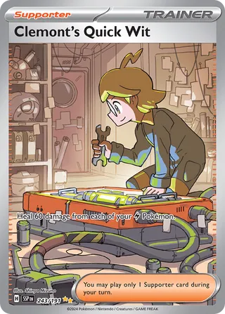 Clemont's Quick Wit (Surging Sparks 243/191)