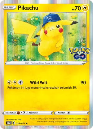 Pikachu (Pokémon GO 028/071)