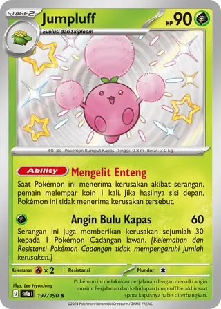 Jumpluff (Shiny Treasure ex 197/190)