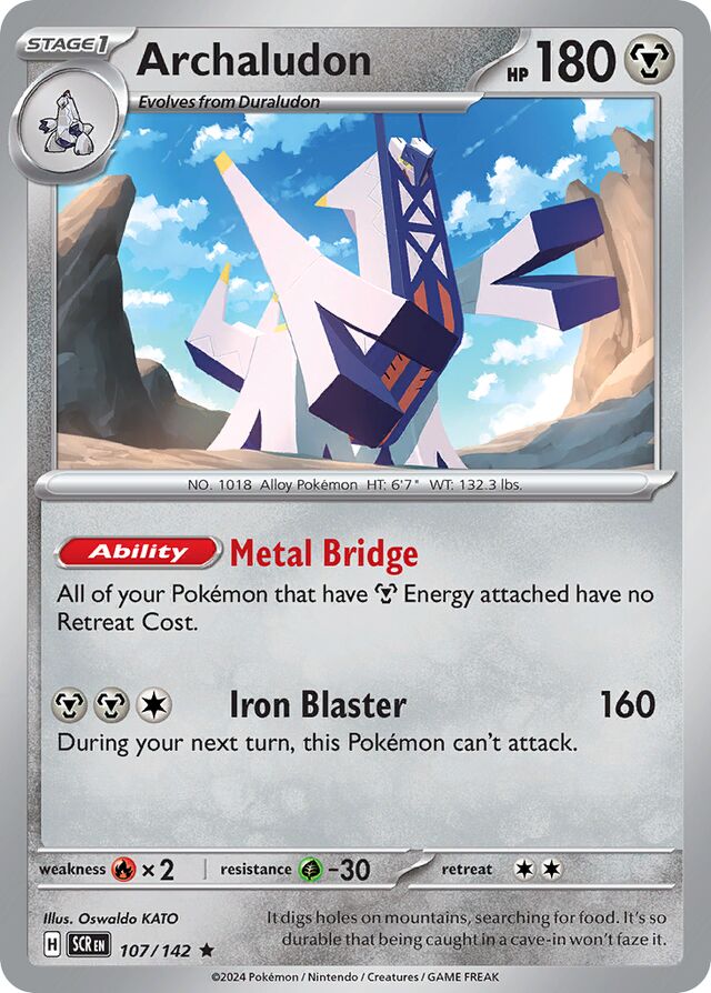 Archaludon Stellar Crown 107/142 Rare