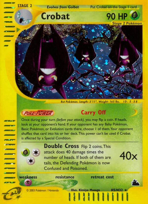 H5/H32 Crobat SK Rare Holo