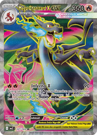 Mega Charizard X ex (Blue Blaze 121/103)