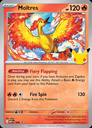 Moltres (Mega Evolution Promos 096)