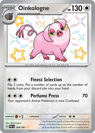 Oinkologne (Paldean Fates 208/091)