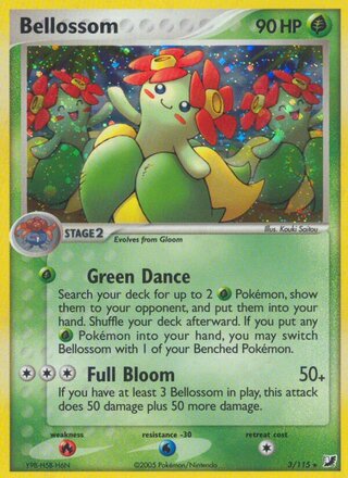Bellossom (EX Unseen Forces 3/115)