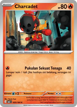Charcadet (Shadowy Threats 025/164)
