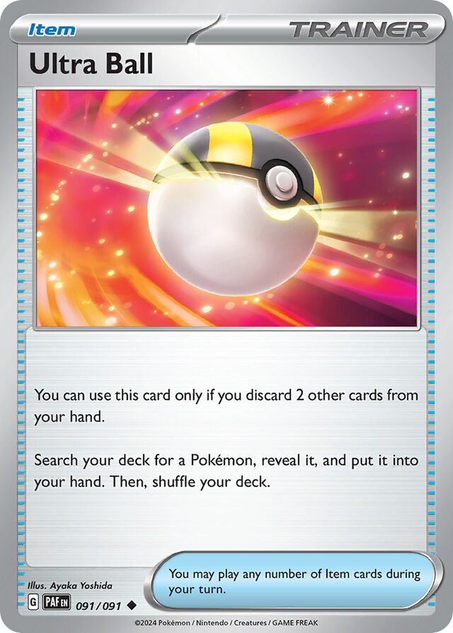 Ultra Ball Paldean Fates 091/091 Uncommon