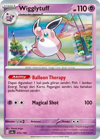 Wigglytuff (Shiny Treasure ex 072/190)