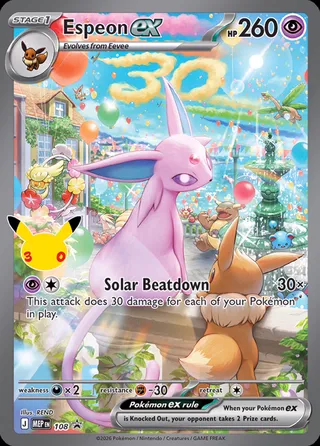 Espeon ex (Mega Evolution Promos 108)