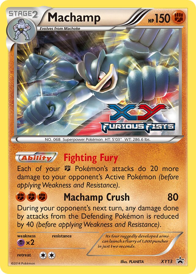 Machamp XY Black Star Promos XY13 PROMO
