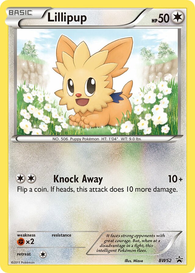 Lillipup BW Black Star Promos BW52 PROMO