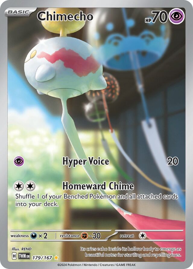 179/167 Chimecho TWM Illustration Rare
