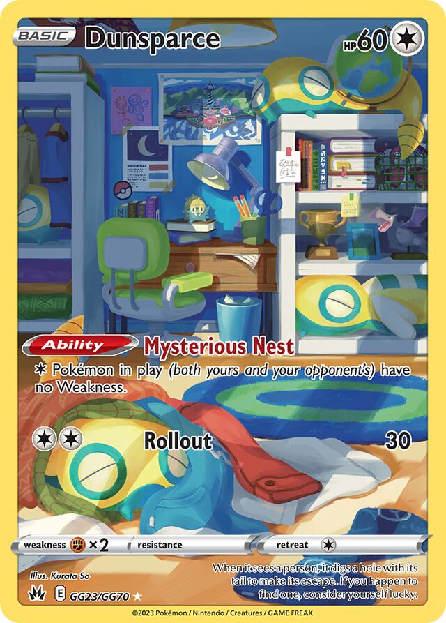 Dunsparce Crown Zenith GG23/GG70 GGH