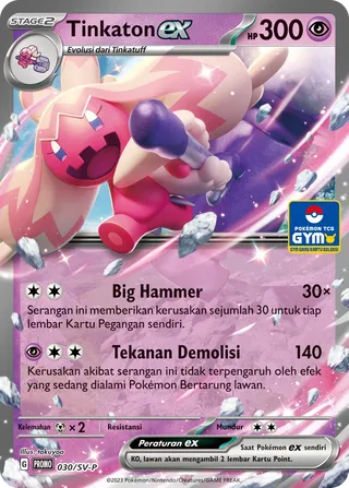 Tinkaton ex (Scarlet & Violet Promos 030/SV-P)