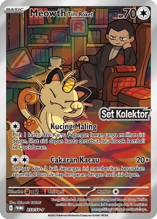 Team Rocket's Meowth (Scarlet & Violet Promos 253/SV-P)