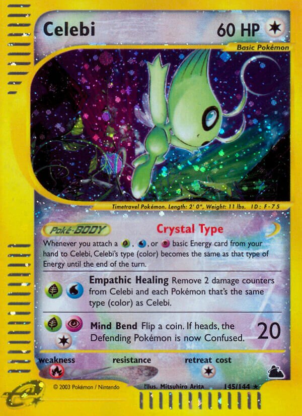 145/144 Celebi SK Rare Holo
