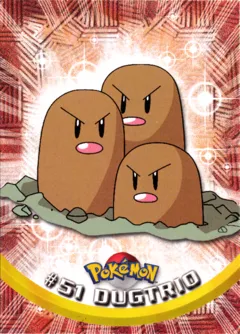 Dugtrio (Topps Series 1 51)