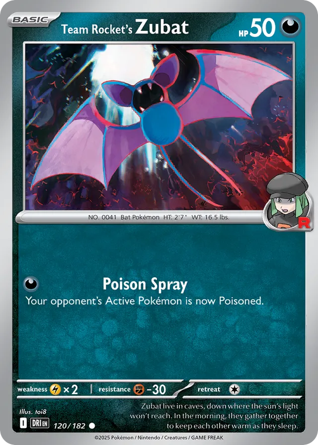 Team Rocket's Zubat Destined Rivals 120/182 Common