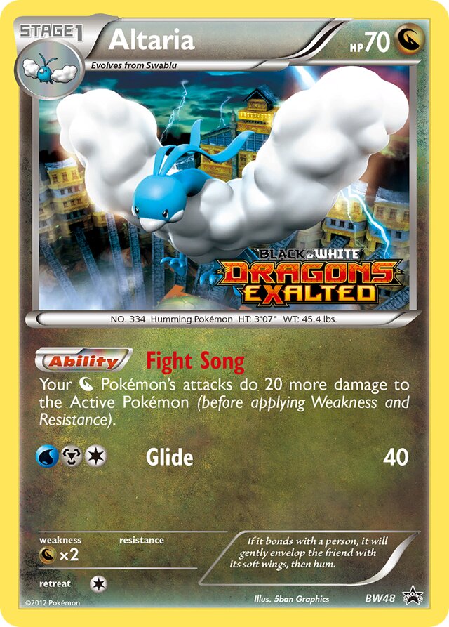 Altaria BW Black Star Promos BW48 PROMO
