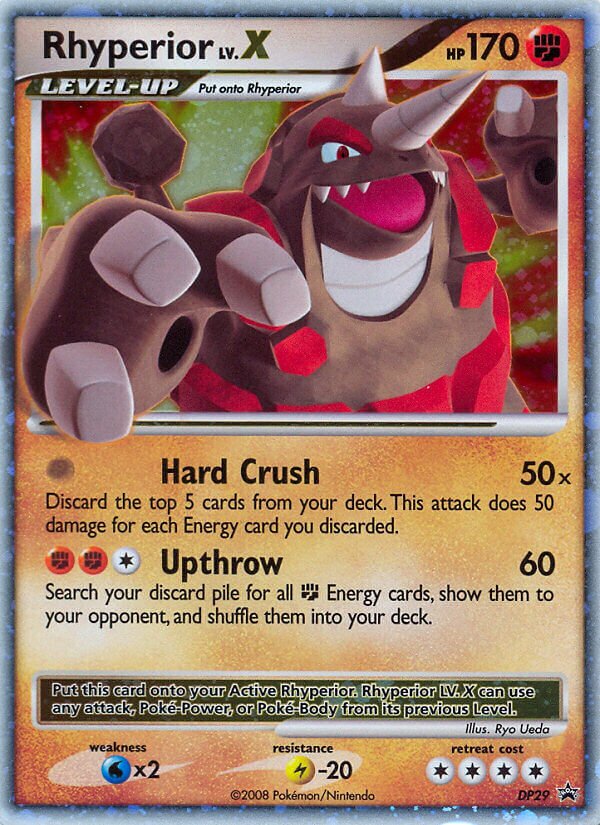 Rhyperior LV.X DP Black Star Promos DP29 PROMO
