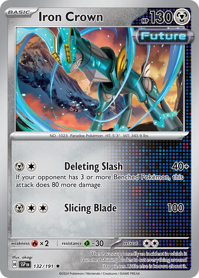 Iron Crown Surging Sparks 132/191 Rare