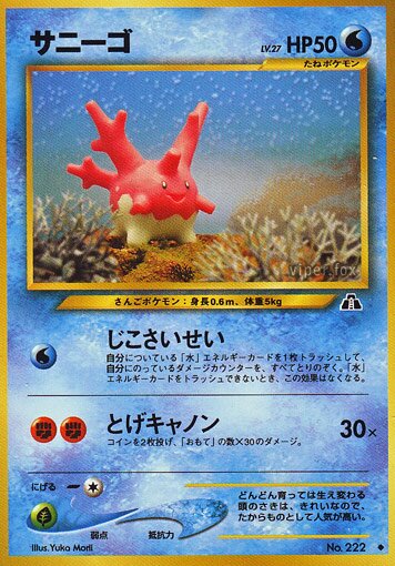 Corsolaサニーゴ Crossing the Ruins遺跡いせきをこえて
