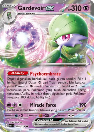 Gardevoir ex (Scarlet ex 028/078)
