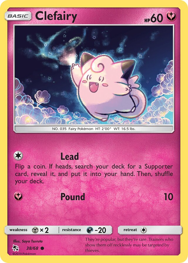 Clefairy Hidden Fates 38/68 Common