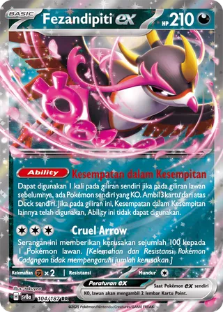Fezandipiti ex (Terastal Festival ex 104/187)