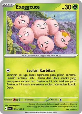 Exeggcute (Stellar Lightning 001/182)